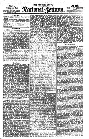 Nationalzeitung vom 10.07.1857