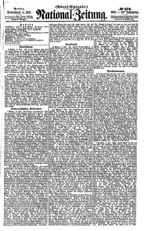 Nationalzeitung vom 11.07.1857