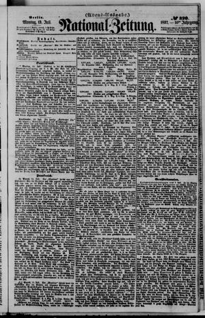 Nationalzeitung vom 13.07.1857