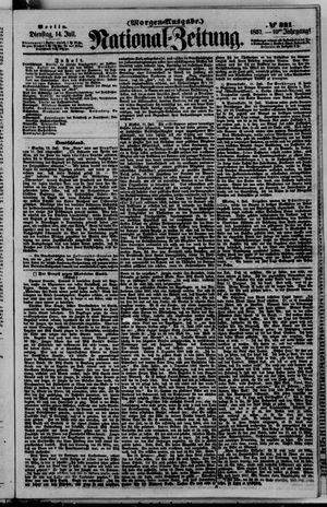 Nationalzeitung vom 14.07.1857
