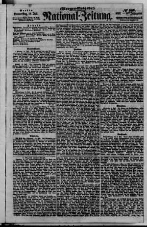 Nationalzeitung vom 16.07.1857