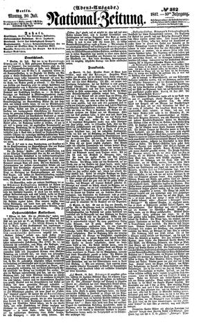 Nationalzeitung vom 20.07.1857
