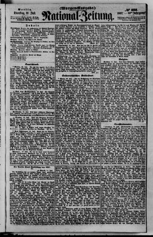 Nationalzeitung vom 21.07.1857