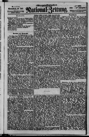 Nationalzeitung vom 25.07.1857