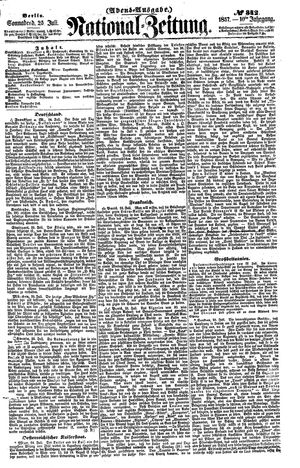 Nationalzeitung vom 25.07.1857