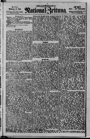 Nationalzeitung vom 27.07.1857