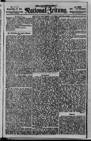 National-Zeitung vom 30.07.1857