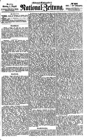 Nationalzeitung vom 03.08.1857