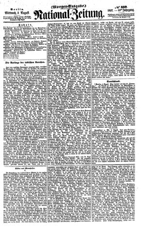 Nationalzeitung vom 05.08.1857