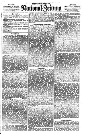 Nationalzeitung vom 06.08.1857