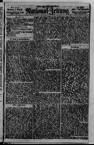 Nationalzeitung vom 09.08.1857