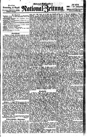 Nationalzeitung vom 13.08.1857