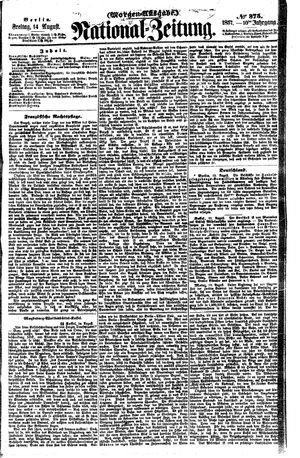 Nationalzeitung on Aug 14, 1857