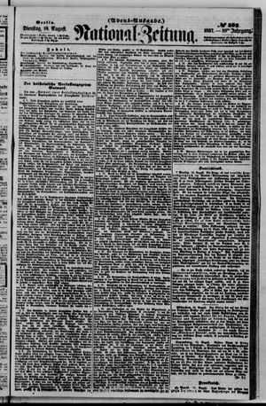 Nationalzeitung vom 18.08.1857