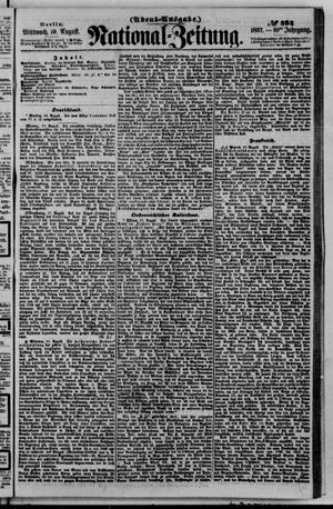 Nationalzeitung vom 19.08.1857