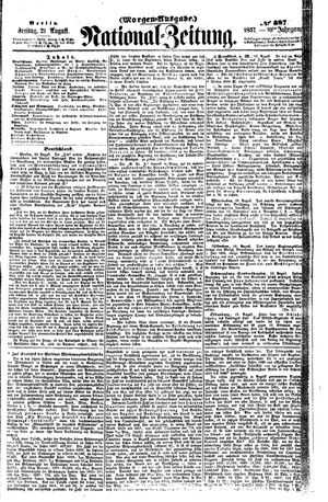 Nationalzeitung vom 21.08.1857