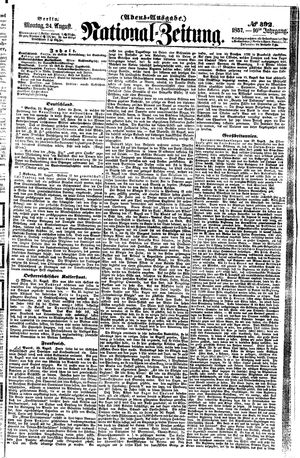 Nationalzeitung vom 24.08.1857