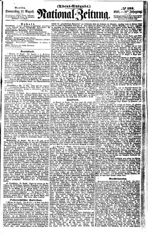 Nationalzeitung vom 27.08.1857