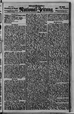 Nationalzeitung vom 29.08.1857