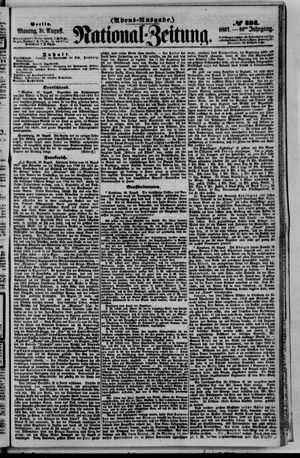 Nationalzeitung vom 31.08.1857