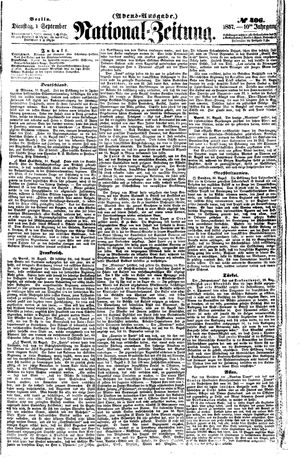 Nationalzeitung vom 01.09.1857