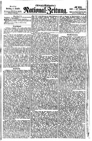 Nationalzeitung vom 04.09.1857