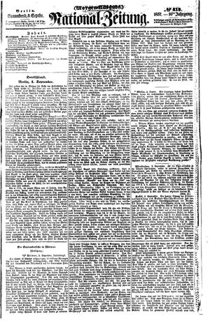 Nationalzeitung vom 05.09.1857