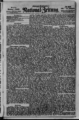 Nationalzeitung vom 07.09.1857