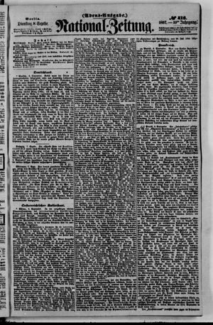 Nationalzeitung vom 08.09.1857