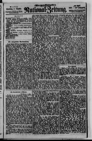 Nationalzeitung vom 13.09.1857