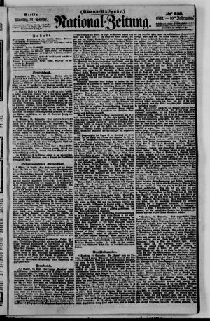 Nationalzeitung vom 14.09.1857