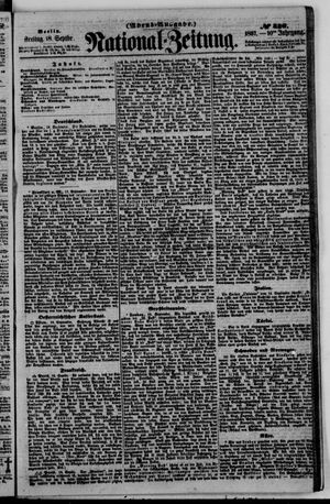 Nationalzeitung vom 18.09.1857