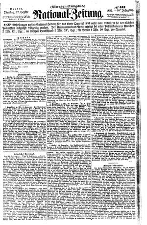 Nationalzeitung vom 22.09.1857