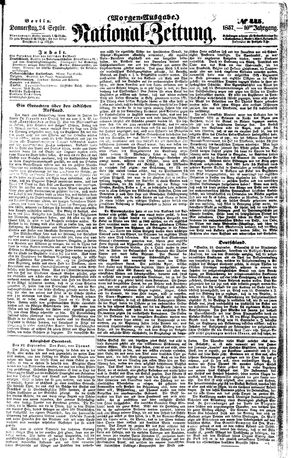 Nationalzeitung vom 24.09.1857