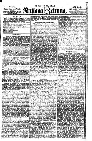 Nationalzeitung vom 24.09.1857