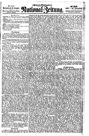 Nationalzeitung vom 26.09.1857