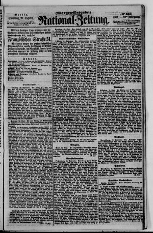 National-Zeitung vom 27.09.1857