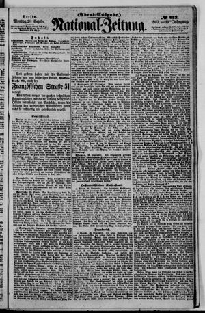 Nationalzeitung vom 28.09.1857