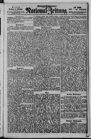 National-Zeitung vom 02.10.1857