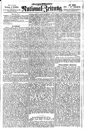 National-Zeitung vom 02.10.1857