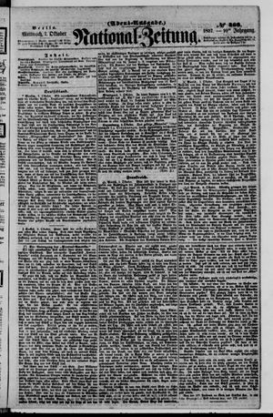 Nationalzeitung vom 07.10.1857