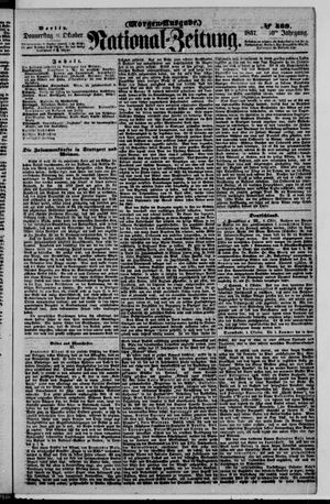Nationalzeitung vom 08.10.1857