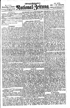 Nationalzeitung vom 08.10.1857