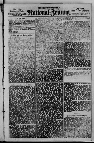 Nationalzeitung vom 09.10.1857