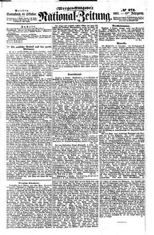 Nationalzeitung vom 10.10.1857