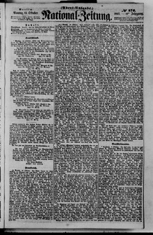 Nationalzeitung vom 12.10.1857