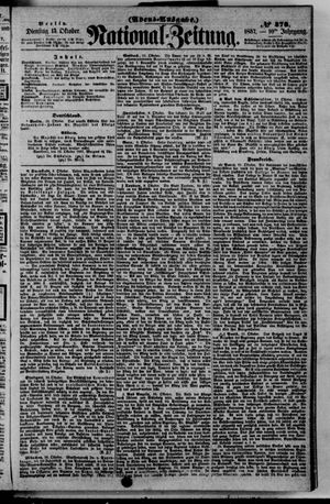 Nationalzeitung vom 13.10.1857