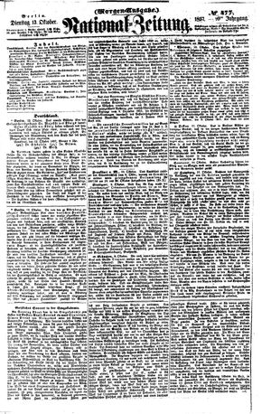 Nationalzeitung vom 13.10.1857