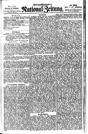 Nationalzeitung vom 16.10.1857