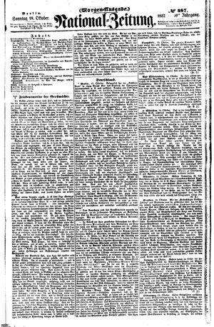Nationalzeitung vom 18.10.1857